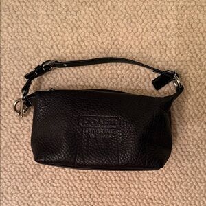 Coach Dark Leather Handbag